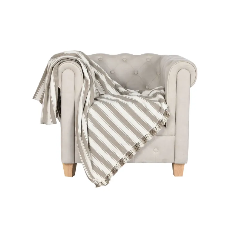 Bed Cover Home ESPRIT Beige 230 x 260 cm