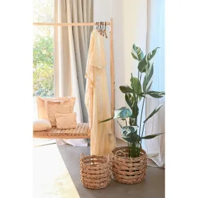 Basket set Home ESPRIT Natural Metal Water hyacinth (3 Pieces)