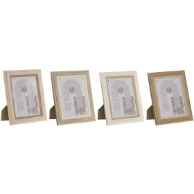 Photo frame Home ESPRIT Crystal MDF Wood 18 x 2,8 x 23 cm (4 Units)