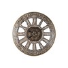 Wall Clock Home ESPRIT Golden Iron Loft 117 x 9,5 x 117 cm