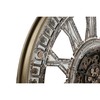 Wall Clock Home ESPRIT Golden Iron Loft 117 x 9,5 x 117 cm