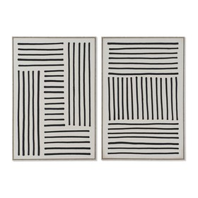 Canvas Home ESPRIT White Black Urban (2 Units)