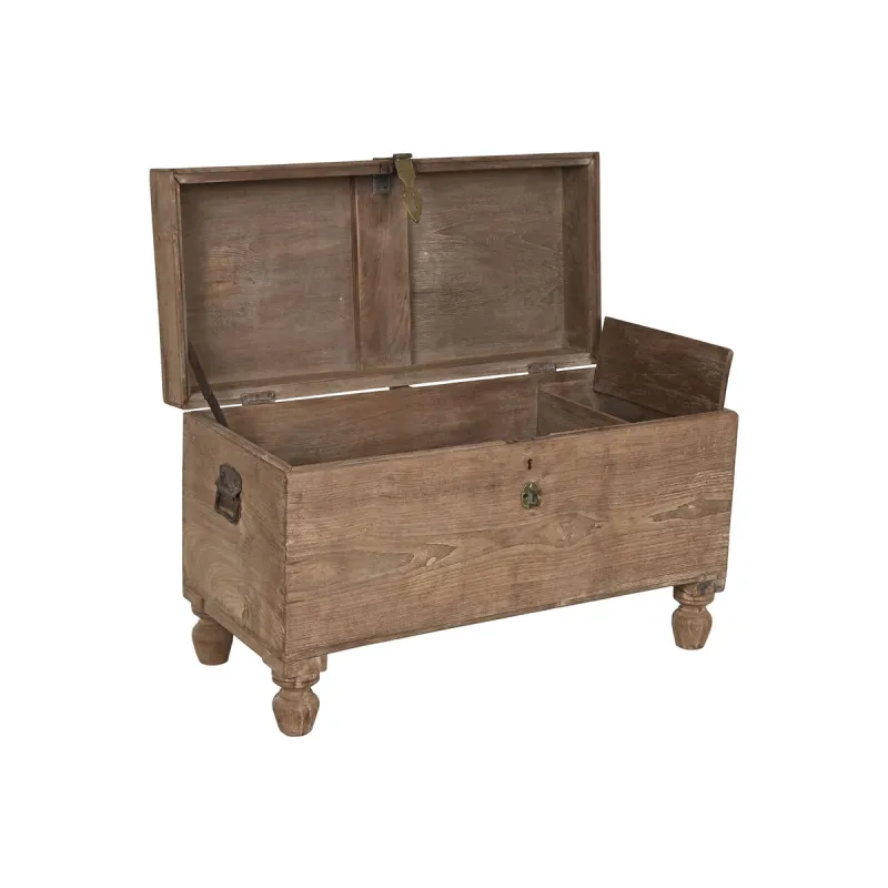 Chest Home ESPRIT Brown Black Natural Wood 89 x 54 x 54 cm