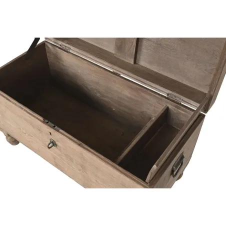 Chest Home ESPRIT Brown Black Natural Wood 89 x 54 x 54 cm