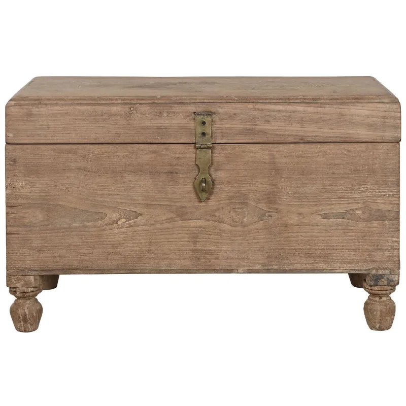 Chest Home ESPRIT Brown Black Natural Wood 89 x 54 x 54 cm