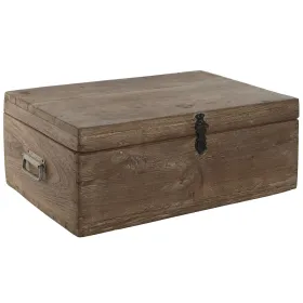 Chest Home ESPRIT Brown Black Natural Wood 46 x 31 x 31 cm
