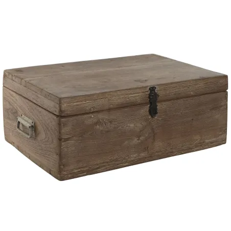 Chest Home ESPRIT Brown Black Natural Wood 46 x 31 x 31 cm