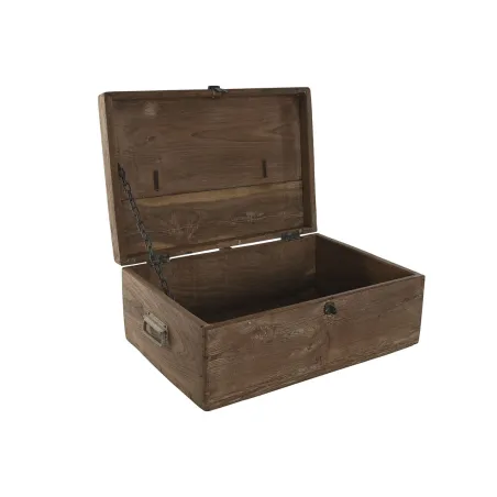 Chest Home ESPRIT Brown Black Natural Wood 46 x 31 x 31 cm
