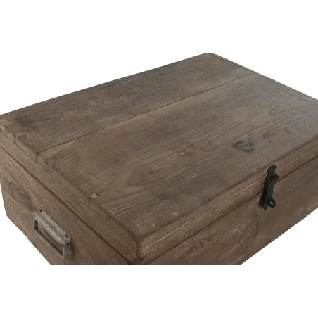 Chest Home ESPRIT Brown Black Natural Wood 46 x 31 x 31 cm