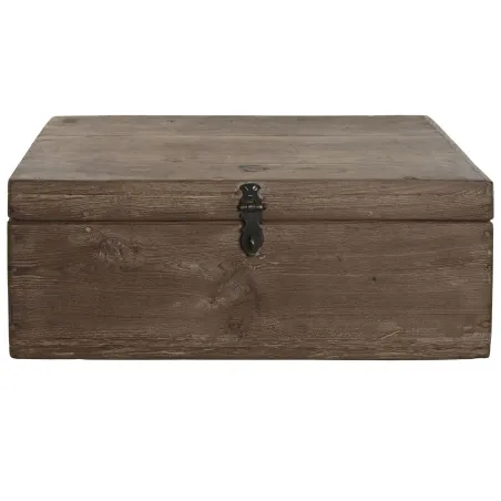 Chest Home ESPRIT Brown Black Natural Wood 46 x 31 x 31 cm