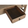 Side table Home ESPRIT Natural Elm wood 169 x 75 x 85 cm