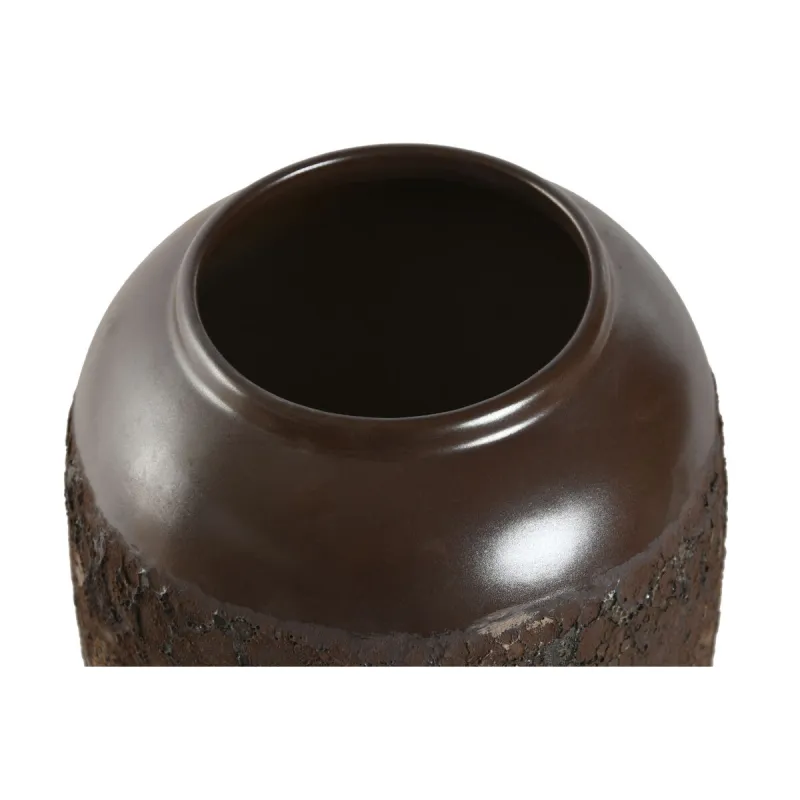 Vase Home ESPRIT Brown Ceramic 16 x 16 x 31 cm
