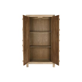 Cupboard Home ESPRIT Natural 115 x 48 x 210 cm
