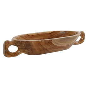 Centerpiece Home ESPRIT Brown Teak 65 x 22 x 10 cm