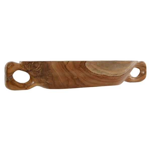 Centerpiece Home ESPRIT Brown Teak 65 x 22 x 10 cm