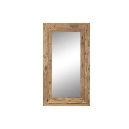 Free standing mirror Home ESPRIT Natural Teak 100 x 7 x 180 cm