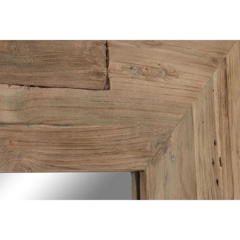 Free standing mirror Home ESPRIT Natural Teak 100 x 7 x 180 cm