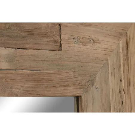 Free standing mirror Home ESPRIT Natural Teak 100 x 7 x 180 cm