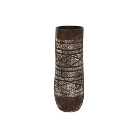 Planter Home ESPRIT White Brown Wood 20 x 20 x 90 cm 29 x 29 x 90 cm