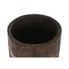 Planter Home ESPRIT White Brown Wood 20 x 20 x 90 cm 29 x 29 x 90 cm