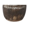 Planter Home ESPRIT White Brown Wood 20 x 20 x 90 cm 29 x 29 x 90 cm