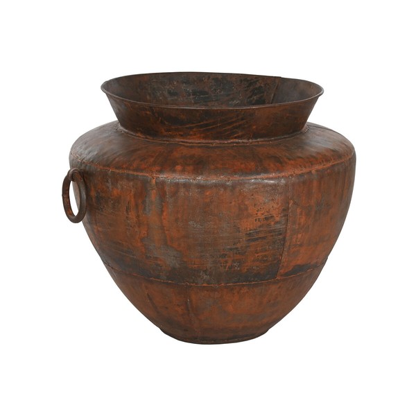 Vase Home ESPRIT Dark brown Iron 80 x 80 x 67 cm
