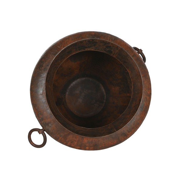 Vase Home ESPRIT Dark brown Iron 80 x 80 x 67 cm