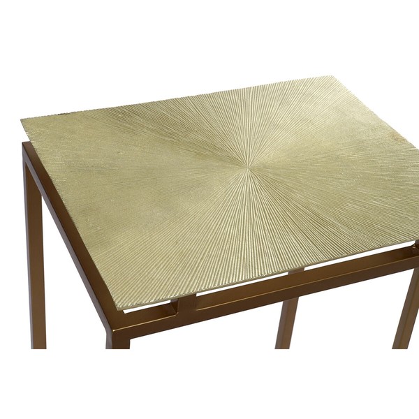 Console Home ESPRIT Grey Metal Aluminium 109,5 x 37,5 x 80 cm (3 Pieces)