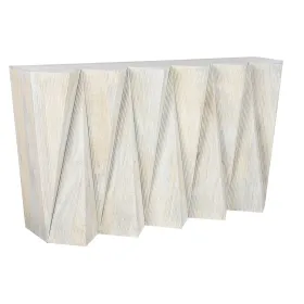 Console Home ESPRIT Yellow Beige Mango wood 150 x 35 x 80 cm