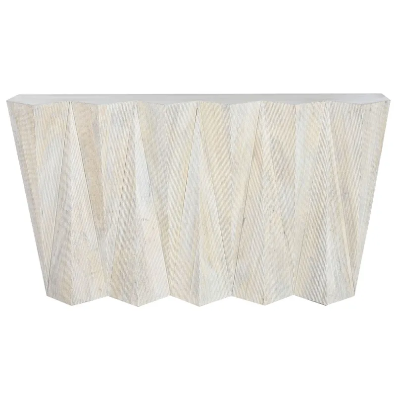 Console Home ESPRIT Yellow Beige Mango wood 150 x 35 x 80 cm