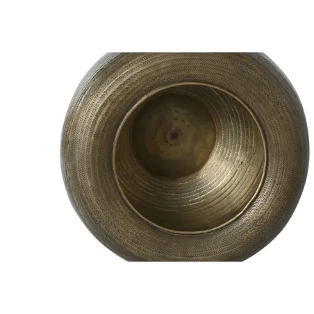 Set of Planters Home ESPRIT Golden Aluminium 64 x 64 x 47 cm