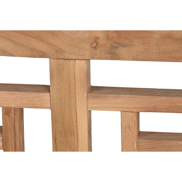 Bench Home ESPRIT Natural Teak Engraving 200 x 65 x 101 cm