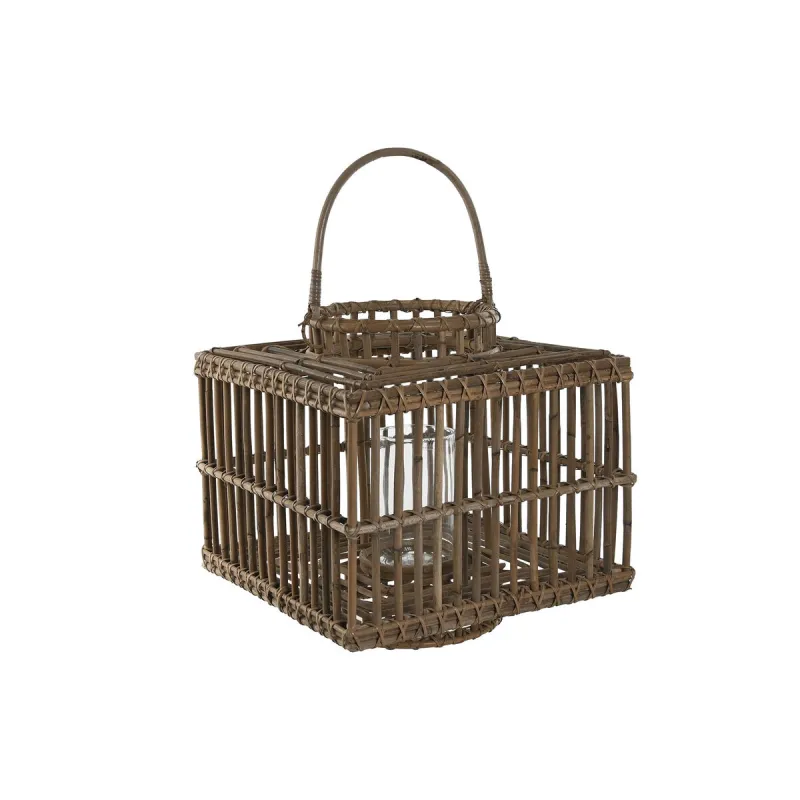 Candleholder Home ESPRIT Natural Crystal 35 x 35 x 35 cm