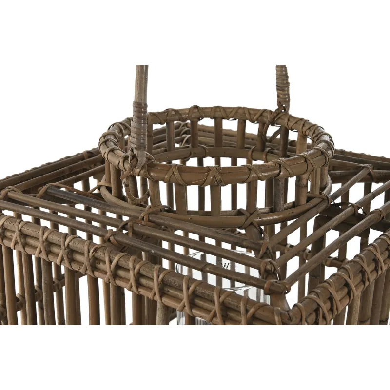 Candleholder Home ESPRIT Natural Crystal 35 x 35 x 35 cm