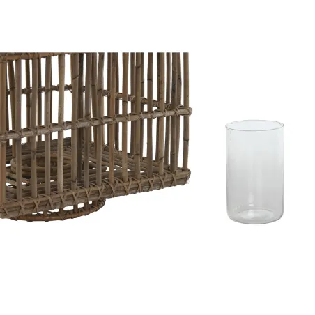 Candleholder Home ESPRIT Natural Crystal 35 x 35 x 35 cm
