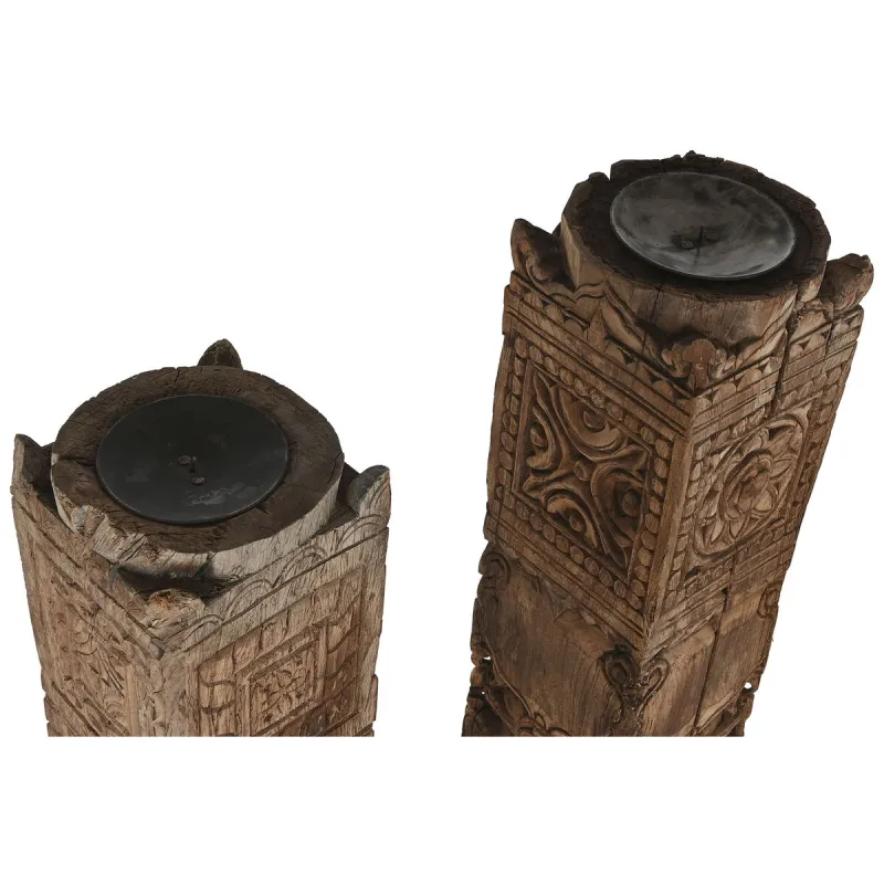 Decorative Figure Home ESPRIT Brown Black Single part