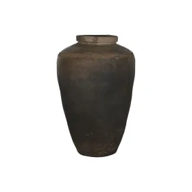 Vase Home ESPRIT Brown Ceramic Terracotta Single part 80 X 80 X 130 CM