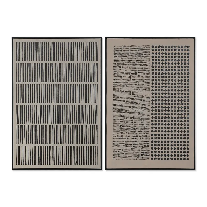Canvas Home ESPRIT Plaster Canvas 83 x 4 x 123 cm
