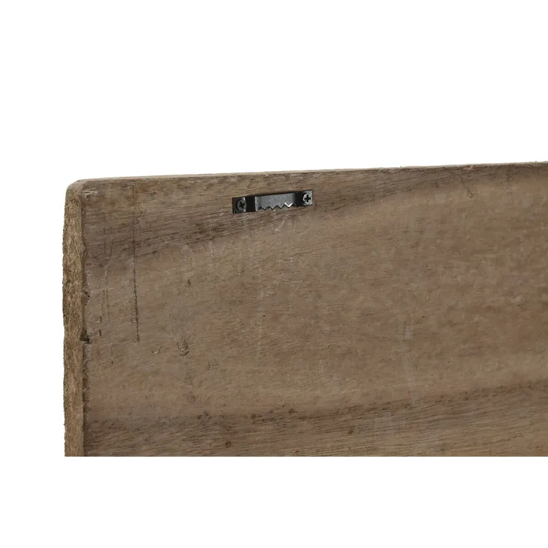 Wall mounted coat hanger Home ESPRIT Natural Paolownia wood 89 x 6 x 62 cm