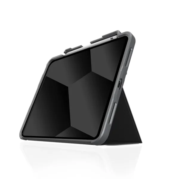 STM Dux Plus - Rugged Case for iPad 11" (2025) / 10.9" (2022) MIL-STD-810G with Apple Pencil Holder (Black)