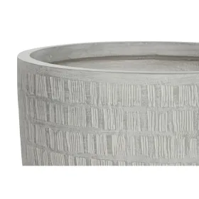 Planter Home ESPRIT Grey Magnesium 44 x 44 x 43 cm (4 Units)