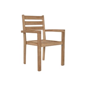 Garden chair Home ESPRIT Brown Teak 67 x 55 x 95 cm