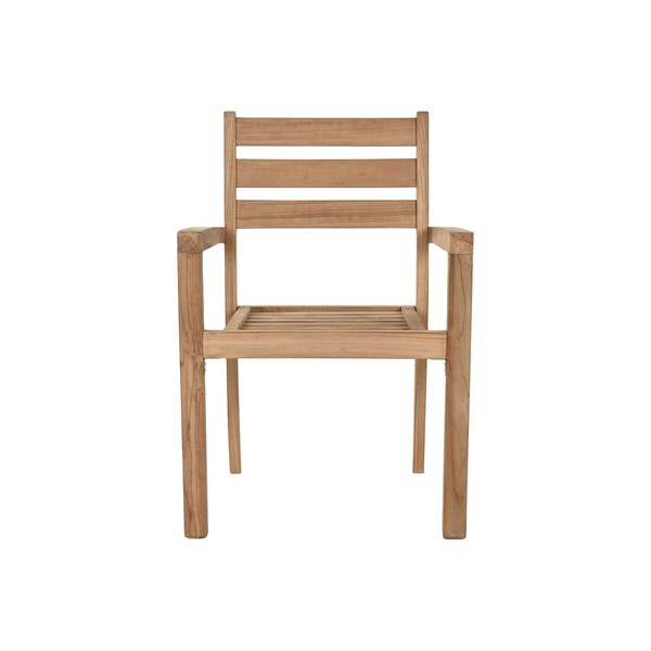 Garden chair Home ESPRIT Brown Teak 67 x 55 x 95 cm