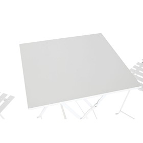 Table set with 2 chairs Home ESPRIT White 60 x 60 x 71 cm