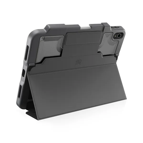 STM Dux Plus - Rugged Case for iPad 11" (2025) / 10.9" (2022) MIL-STD-810G with Apple Pencil Holder (Black)