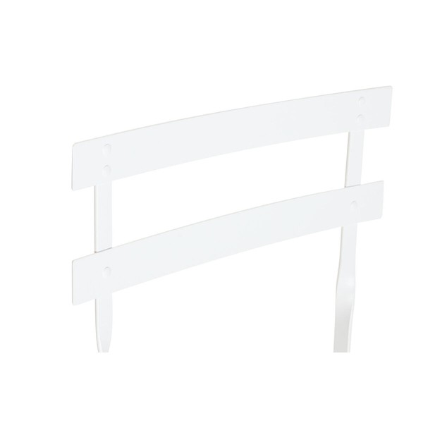 Table set with 2 chairs Home ESPRIT White 60 x 60 x 71 cm