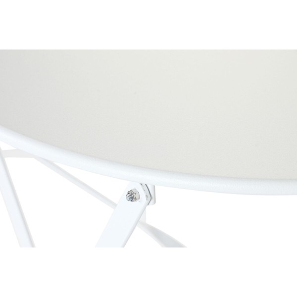 Table set with 2 chairs Home ESPRIT White 60 x 60 x 71 cm