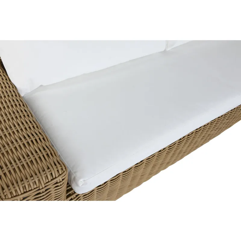 Garden sofa Home ESPRIT Beige Light brown 222 x 87 x 63 cm