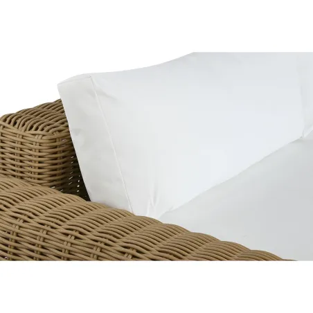 Garden sofa Home ESPRIT Beige Light brown 222 x 87 x 63 cm