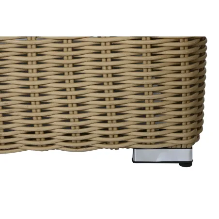 Garden sofa Home ESPRIT Beige Light brown 222 x 87 x 63 cm
